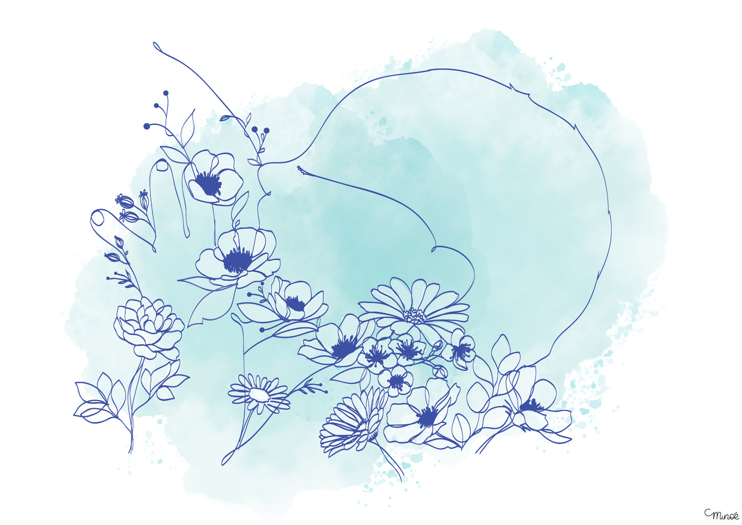 Illustration Allaitement fleuri