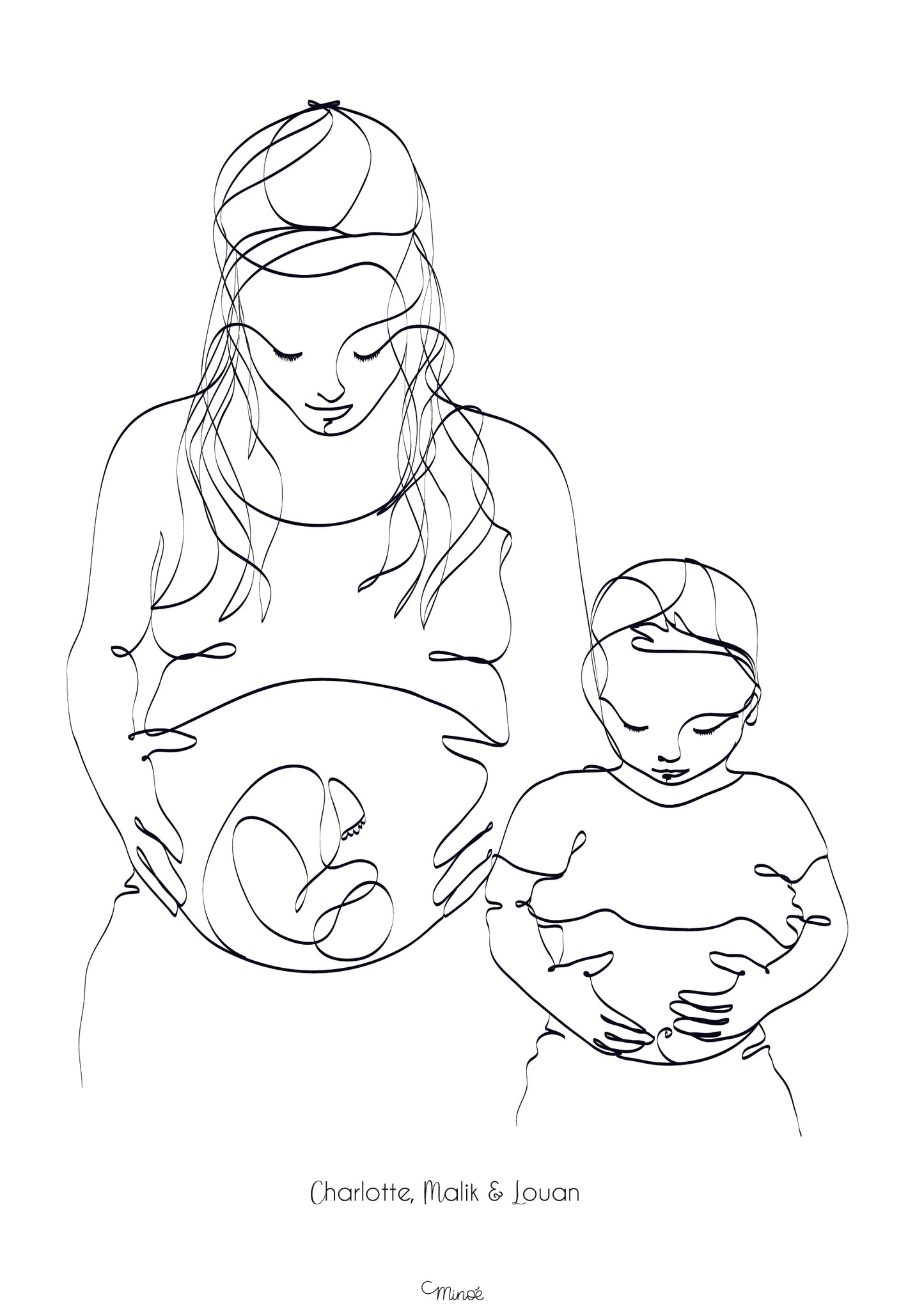 Illustration annonce de grossesse