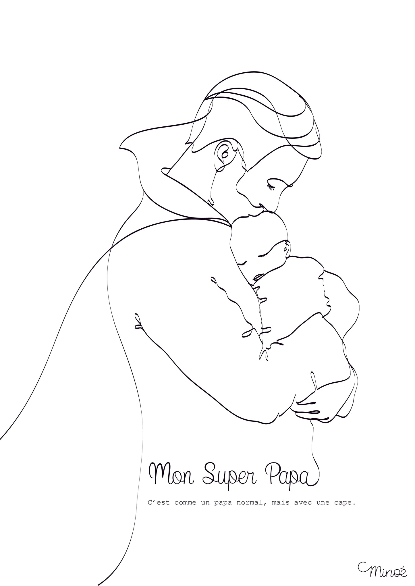 Illustration super Papa